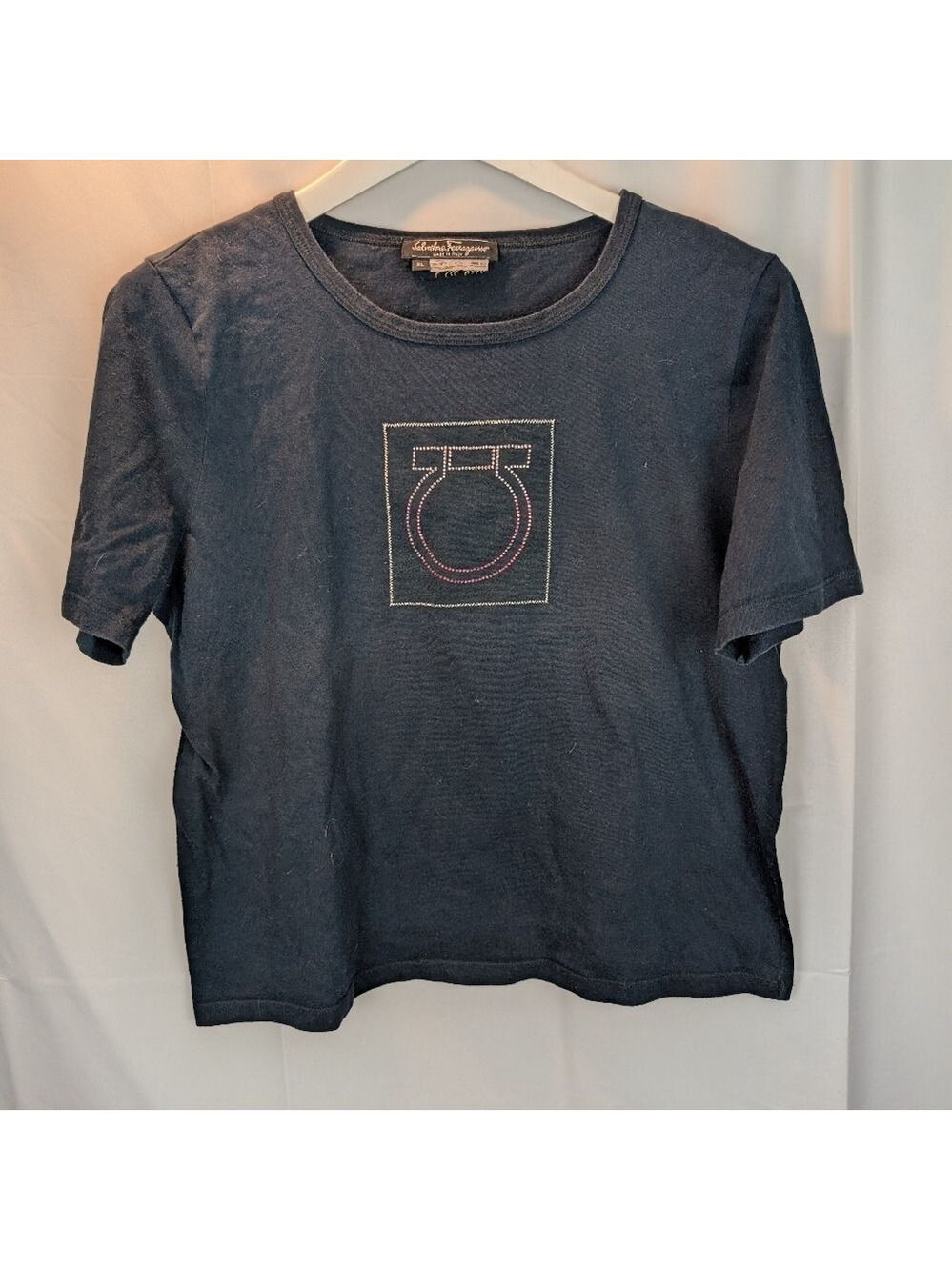 Ferragamo Vintage Logo T-shirt Size XL In GUC